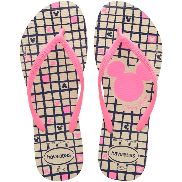 Havaianas Women's Disney Slim Flip Flops Beige