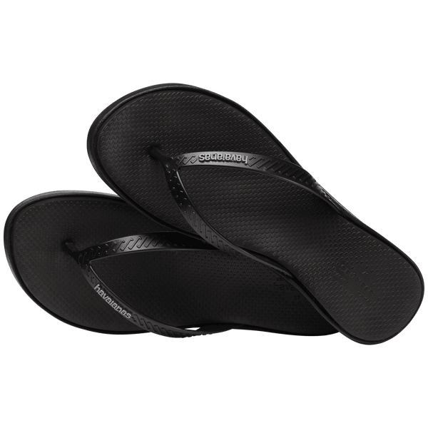 Havaianas Women's High Platform Flip Flops Black