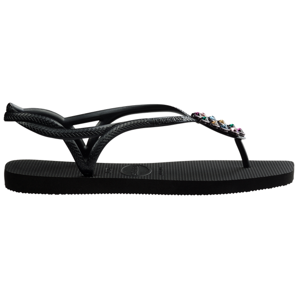 Havaianas Women's Luna Square Luxury Sandals Black