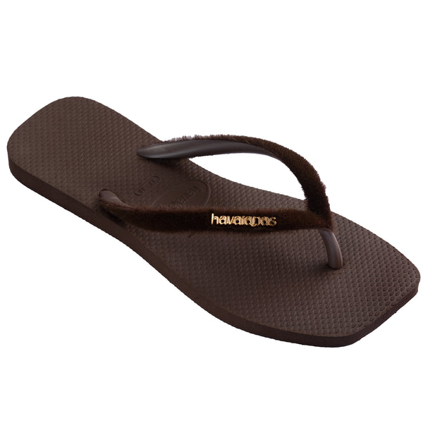 Havaianas Women's Plush Slim Square Flip Flops