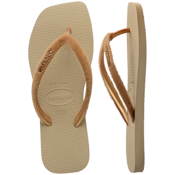 Havaianas Women's Plush Slim Square Flip Flops