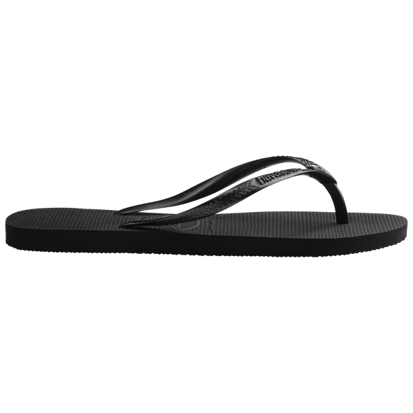 Havaianas Women's Slim Crystal Flip Flops Black
