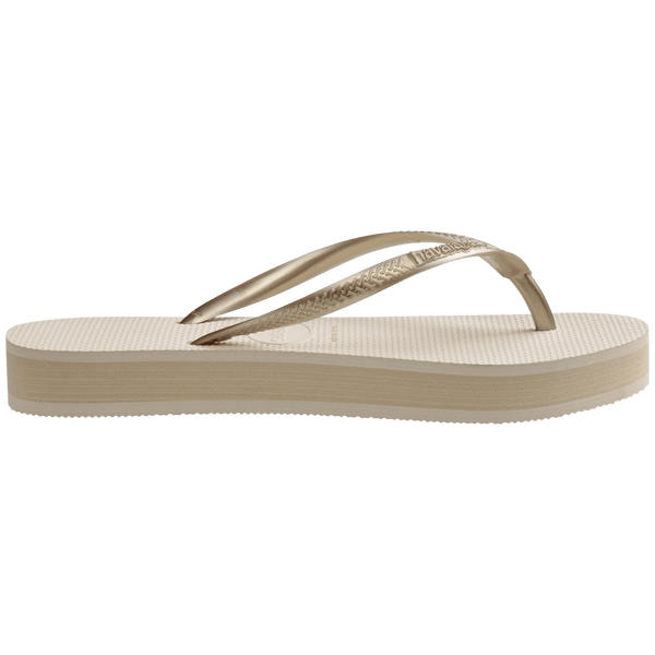 Havaianas Women's Slim Flatform Flip Flops Beige