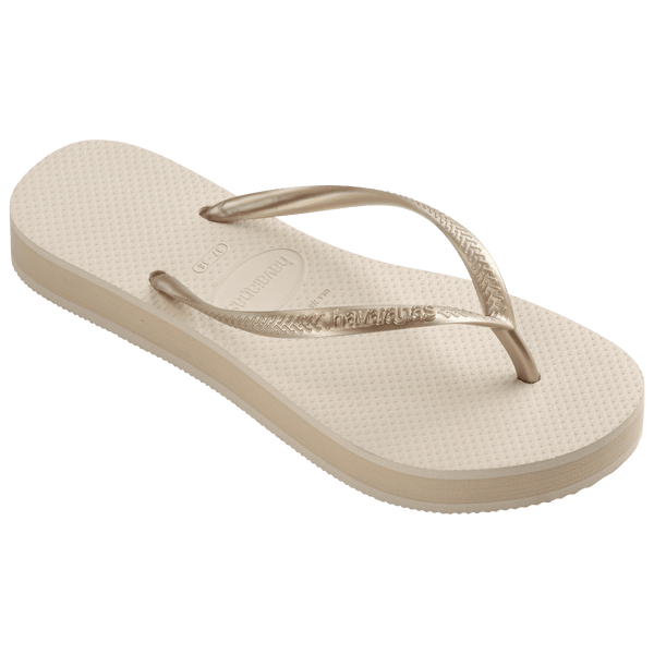Havaianas Women's Slim Flatform Flip Flops Beige