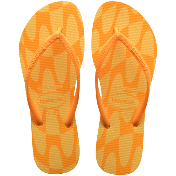 Havaianas Women's Slim Flip Flops CAJA YELLOW