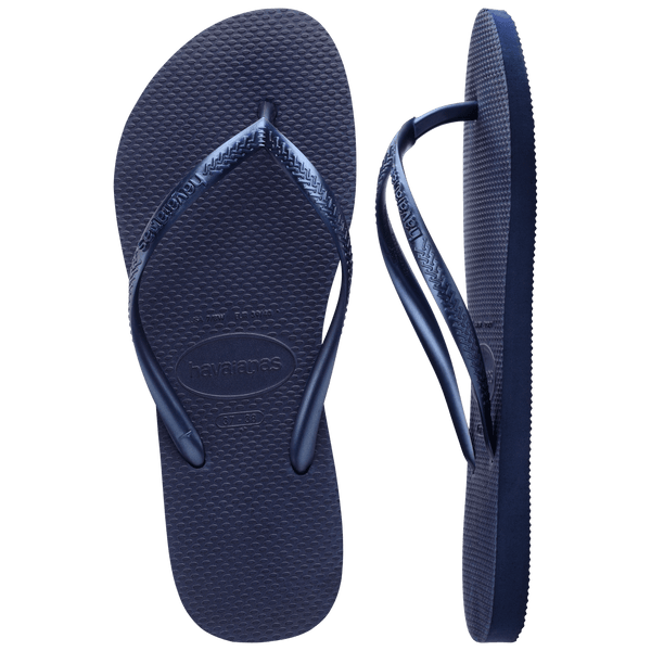 Havaianas Women's Slim Flip Flops Navy Blue
