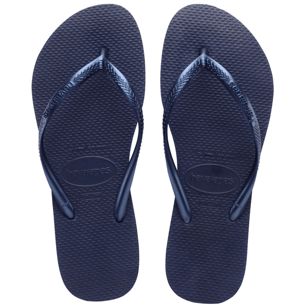 Havaianas Women's Slim Flip Flops Navy Blue
