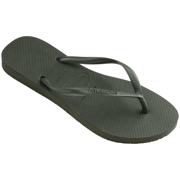 Havaianas Women's Slim Flip Flops Olive Green