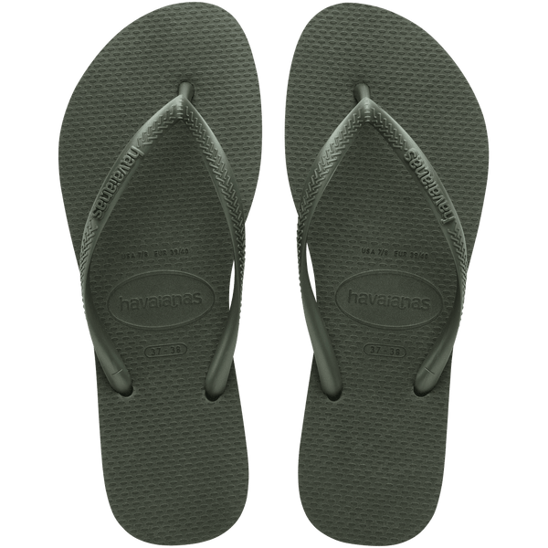 Havaianas Women's Slim Flip Flops Olive Green