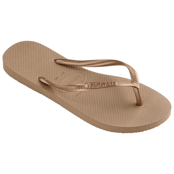 Havaianas Women's Slim Flip Flops Rose Gold