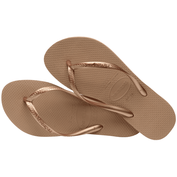 Havaianas Women's Slim Flip Flops Rose Gold