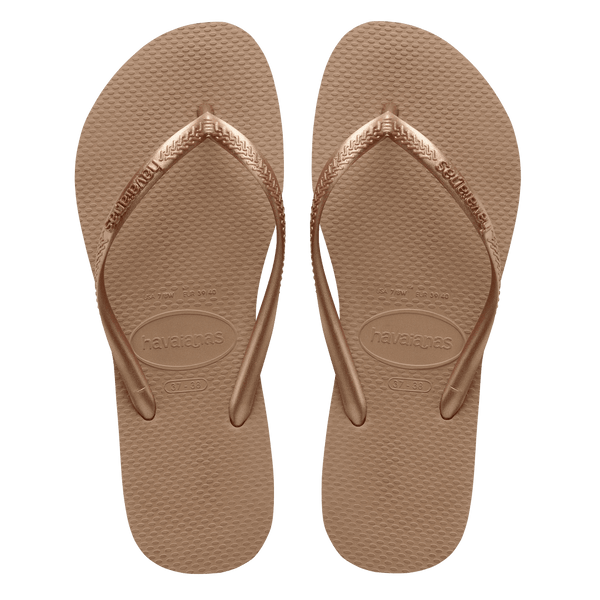 Havaianas Women's Slim Flip Flops Rose Gold