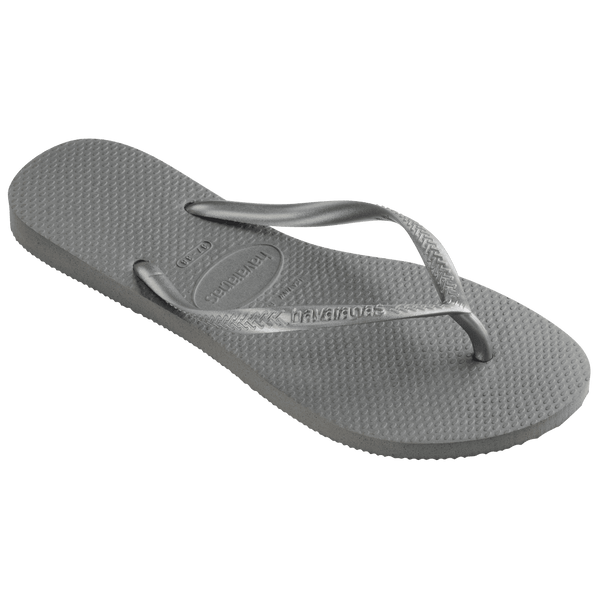 Havaianas Women's Slim Flip Flops Steel Grey
