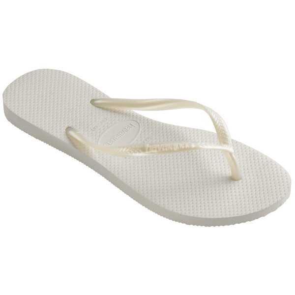 Havaianas Women's Slim Flip Flops White