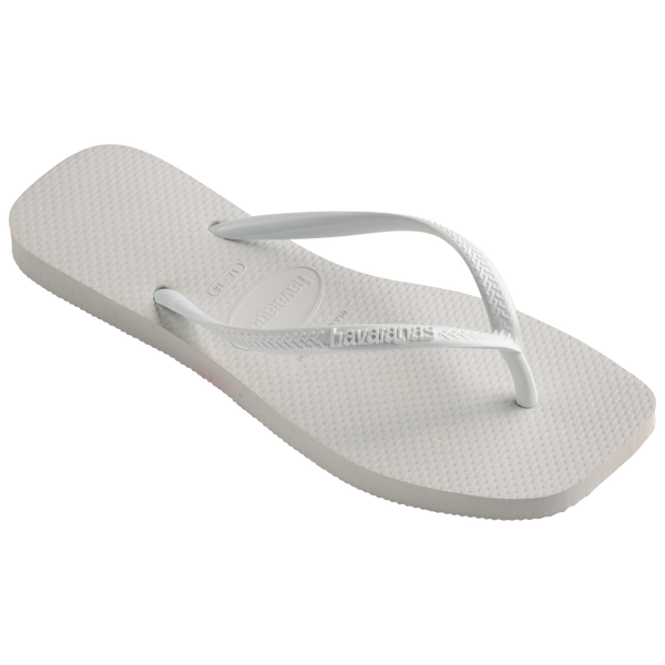Havaianas Women's Slim Square Flip Flops White