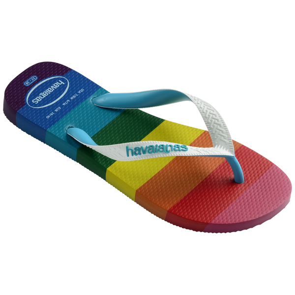 Havaianas Women's Top Pride Sole Flip Flops Blue