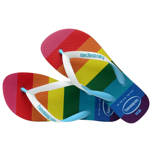 Havaianas Women's Top Pride Sole Flip Flops Blue