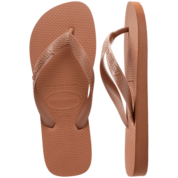 Havaianas Women's Top Senses Flip Flops Rust