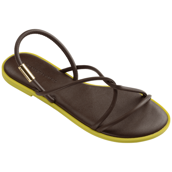 Havaianas Women's Una Manga Sandal Dark Brown