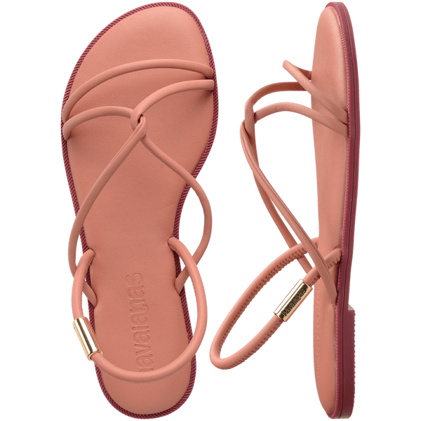 Havaianas Women's Una Manga Sandal PINK CLAY