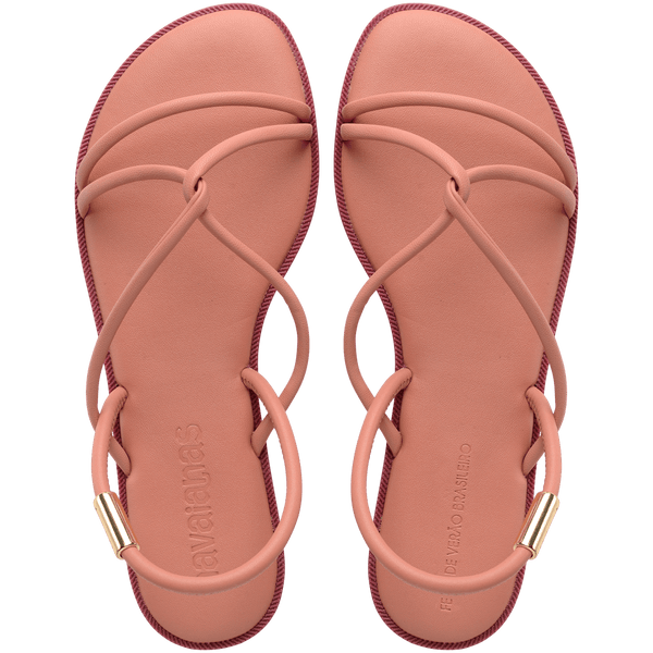 Havaianas Women's Una Manga Sandal PINK CLAY