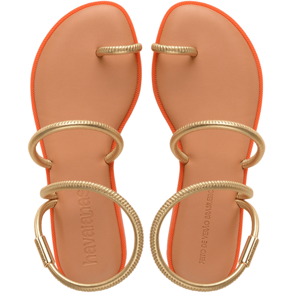 Havaianas Women's Una Pitanga Sandal Golden