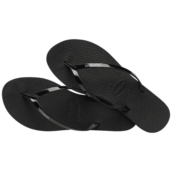 Havaianas Women's You Metallic Flip Flops Black