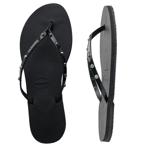 Havaianas Women's You Spikes Flip Flops Black