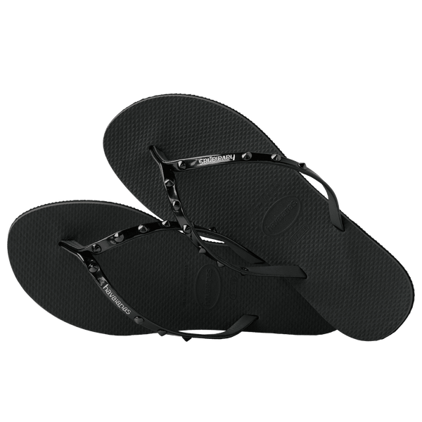 Havaianas Women's You Spikes Flip Flops Black