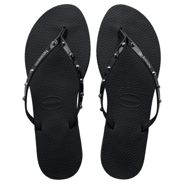 Havaianas Women's You Spikes Flip Flops Black