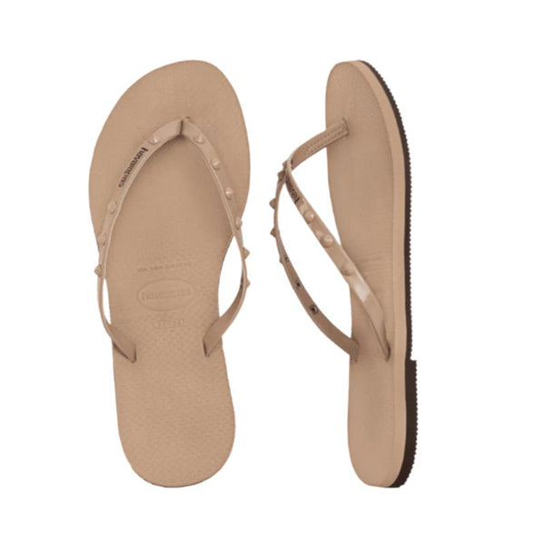 Havaianas Women's You Spikes Flip Flops Rose Gold
