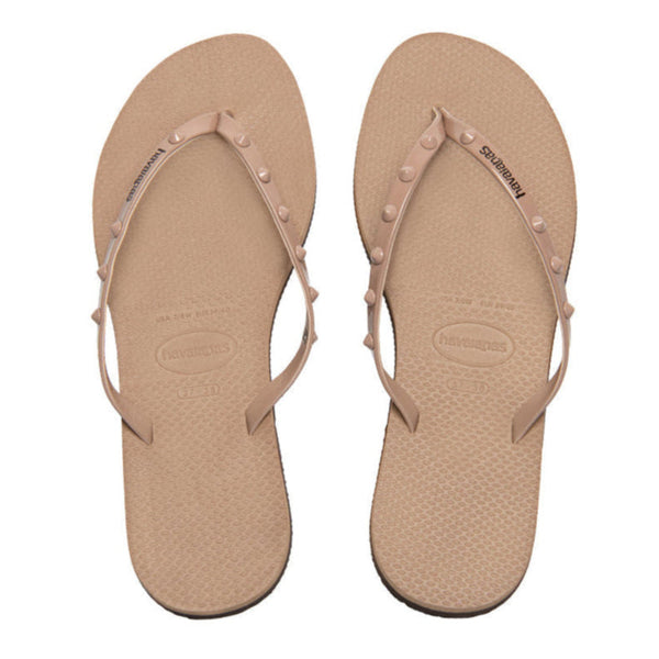 Havaianas Women's You Spikes Flip Flops Rose Gold