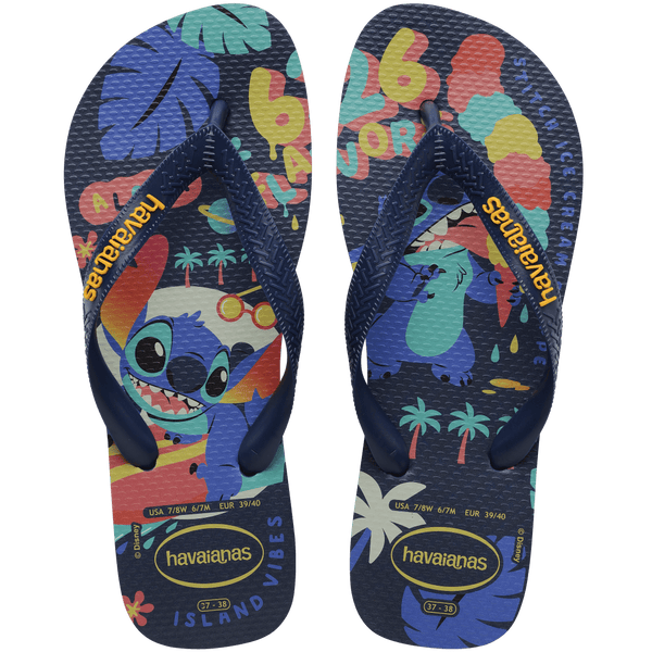 Havaianas Kids' Disney Classics Top Flip Flops Nvy Blu/Yellow