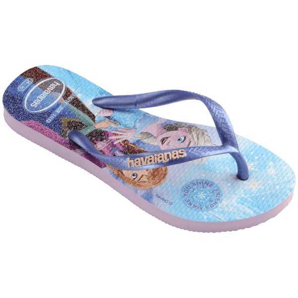 Havaianas Kids' Disney Princess Slim Flip Flops PURPLE FANTASY