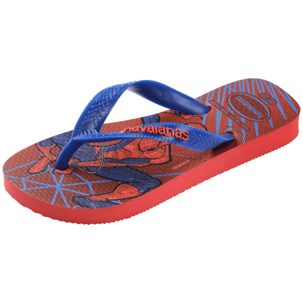 Havaianas Kids' Marvel's Spiderman Top Flip Flops Ruby Red