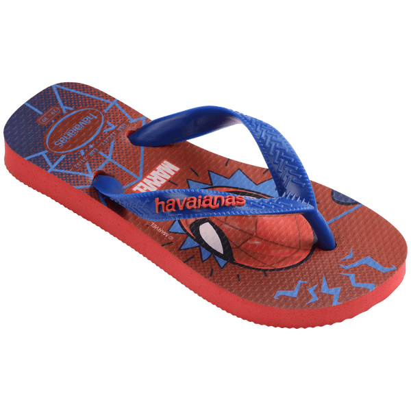 Havaianas Kids' Marvel's Spiderman Top Flip Flops Ruby Red
