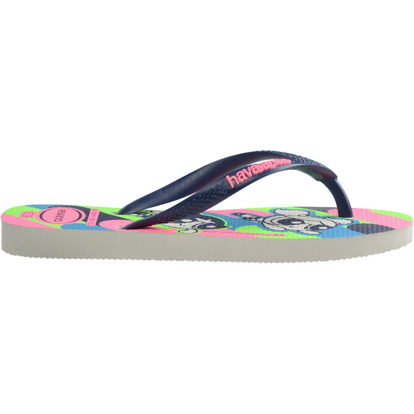Havaianas Kids' Powerpuff Girls Slim Flip Flops White