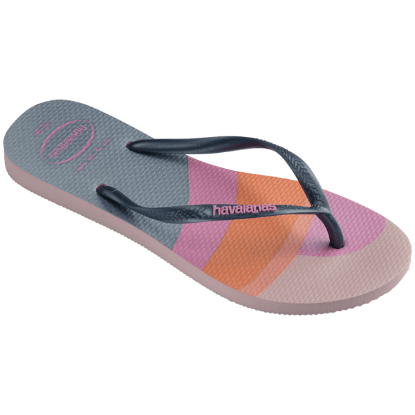Havaianas Kids' Slim Palette Glow Flip Flops Peony Rose