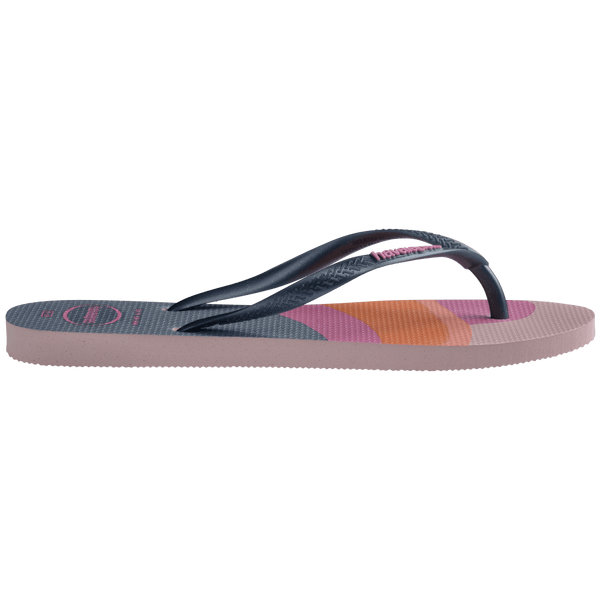 Havaianas Kids' Slim Palette Glow Flip Flops Peony Rose