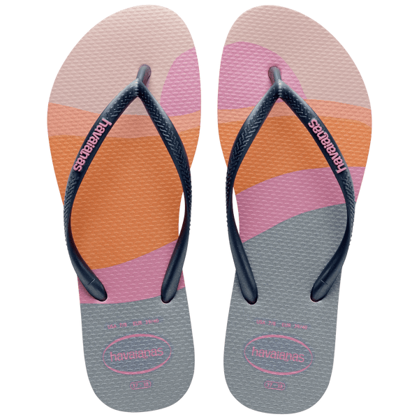 Havaianas Kids' Slim Palette Glow Flip Flops Peony Rose
