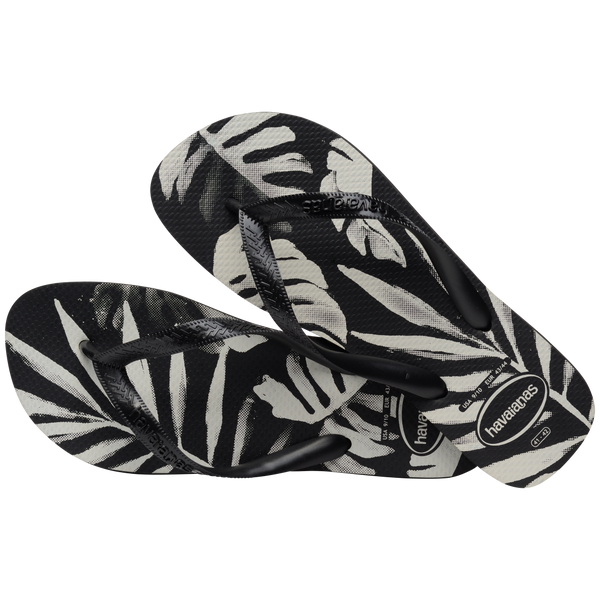 Havaianas Kids' Top Aloha Flip Flops Black/Black/Black