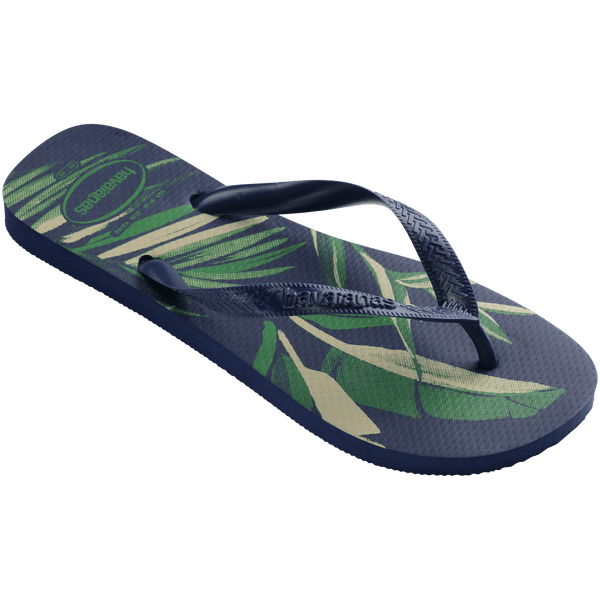 Havaianas Kids' Top Aloha Flip Flops Navy Blue/Navy Blue/Navy Blue