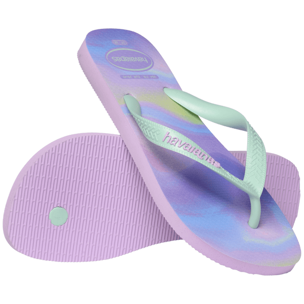 Havaianas Kids' Top Fashion Flip Flops PURPLE FANTASY