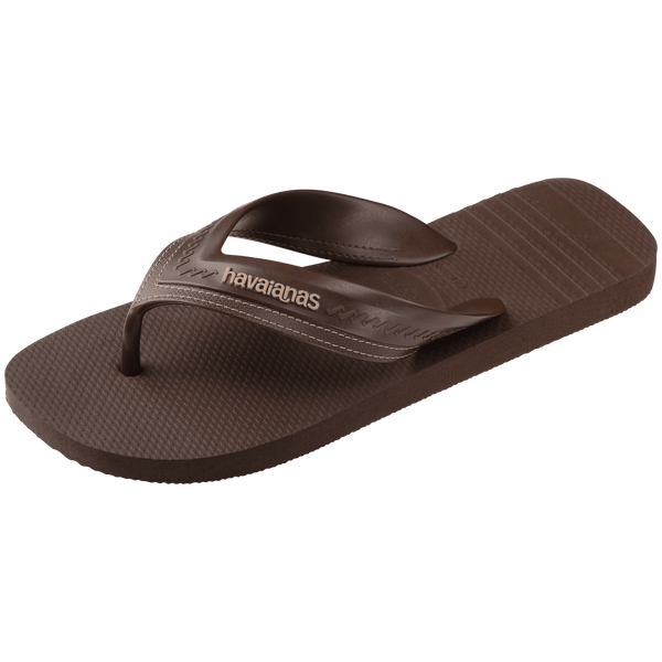 Havaianas Men's Hybrid Be Flip Flops Dark Brown/Dark Brown