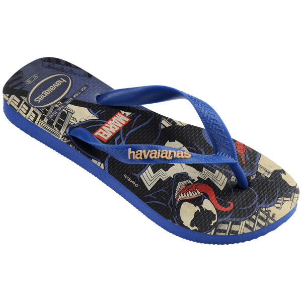 Havaianas Men's Marvel Classics Top Flip Flops Marine Blue