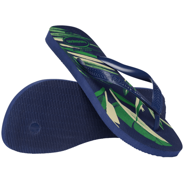 Havaianas Men's Top Aloha Flip Flops Navy Blue/Navy Blue/Navy Blue