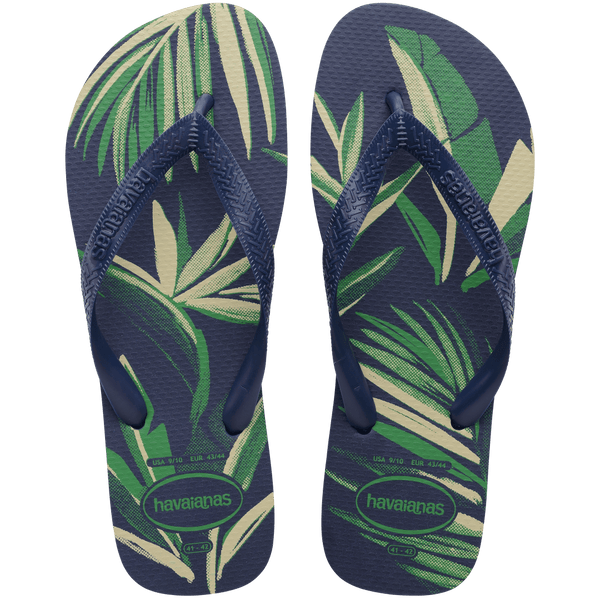 Havaianas Men's Top Aloha Flip Flops Navy Blue/Navy Blue/Navy Blue