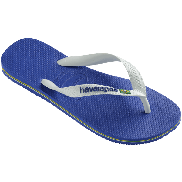Havaianas Women's Brazil Logo Flip Flops Marine Blue