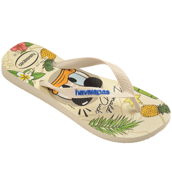 Havaianas Women's Disney Classics Top Flip Flops Beige
