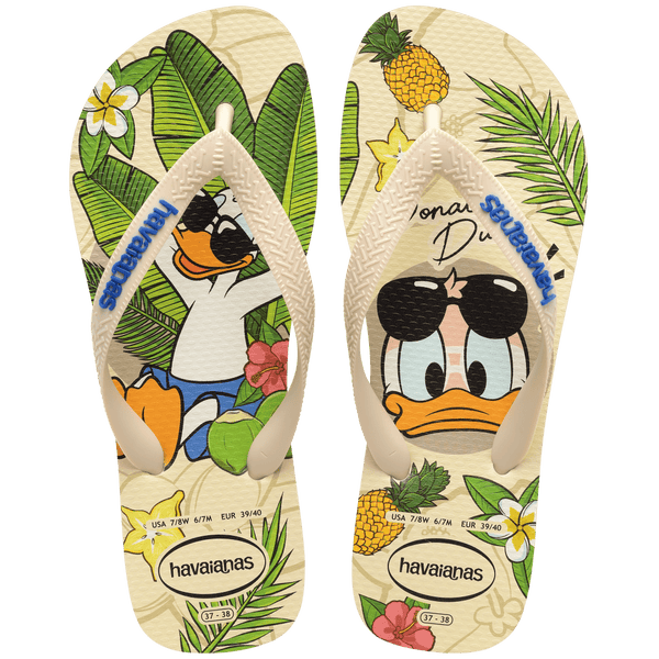 Havaianas Women's Disney Classics Top Flip Flops Beige